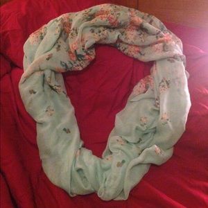 Mint Floral Scarf